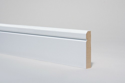 Skirting board white primed - ,