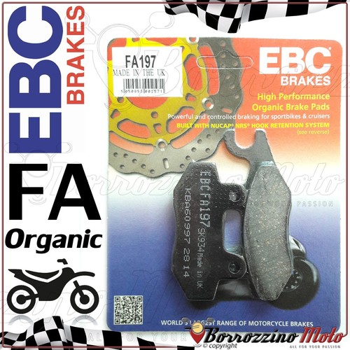 Brake pads organic ebc fa197 - pads,