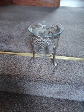 Vintage Silver Tone Metal And