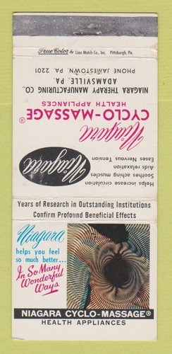 Matchbook cover niagara - -,