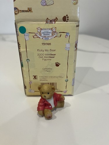 Cherished teddies ricky - ricky, mc