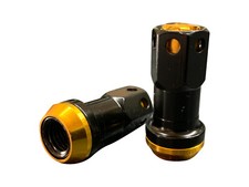 1x Black Gold lug nut for Ford