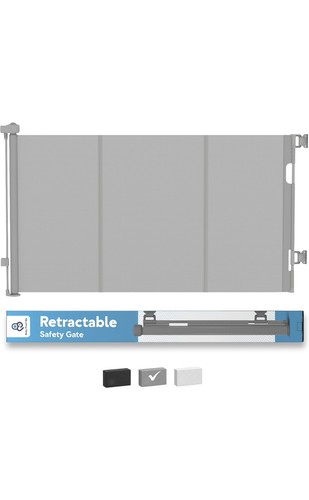 Retractable baby gate for - retractable,
