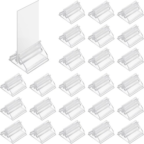Acrylic place card holders - holders, 24