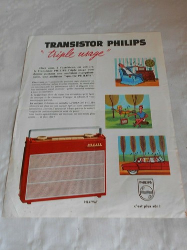 Vintage radio philips nl4f96t - vintage,
