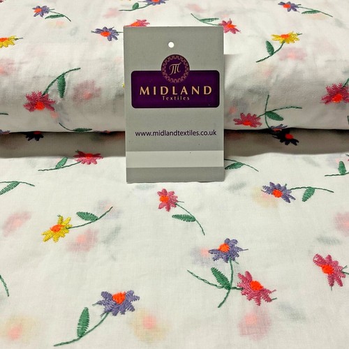 White cotton voile - white,