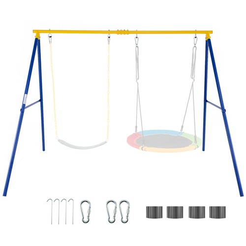 Kids double swing set frame - double,