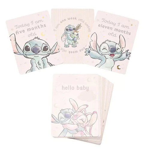 Disney stitch baby milestone - baby,