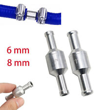 6-8mm Inline One-way Non-return Check Valve Fuel Water Gas Air Vacuum Aluminum
