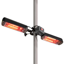 Gazebo Heater Dellonda DG176 Folding Parasol Outdoor Infrared 1600W 230V