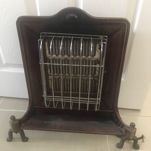 Loughborough old electric fire - electric,