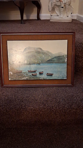 Kevin platt framed seascape - platt,