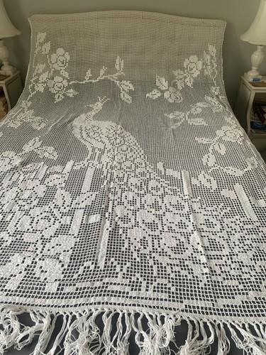 Vintage french cotton crochet - vintage,