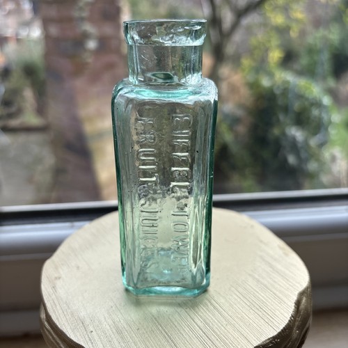 Antique glass bottle - ￼antique,