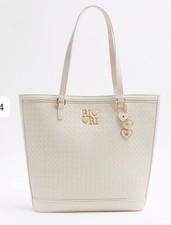 RIVER  ISLAND Cream Faux