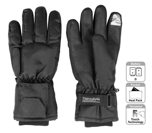 Battery heated gloves thermal - battery,