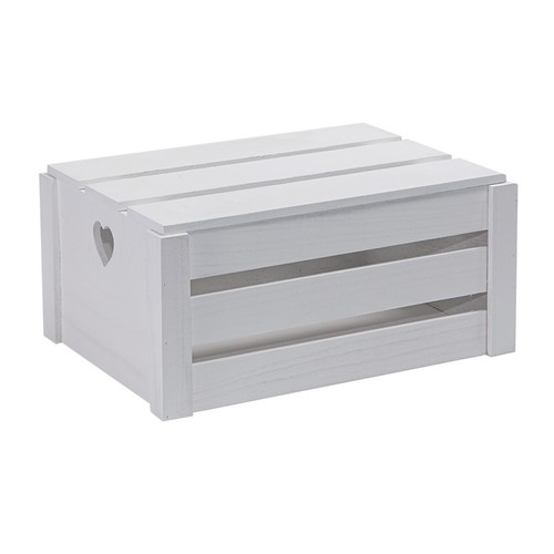 Wooden crate with heart - crate,