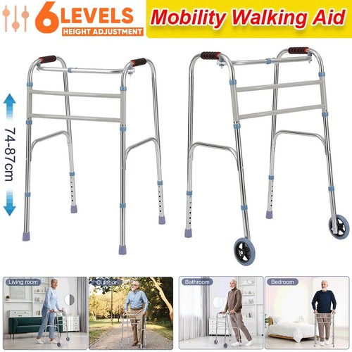 Folding walking frame - folding,