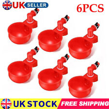 6x Automatic Chicken Water Cup
