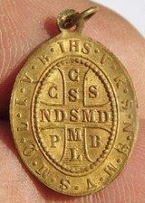 Antique St. Benedict Shield