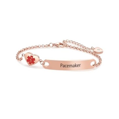 Nartgo rose gold - gold, heart