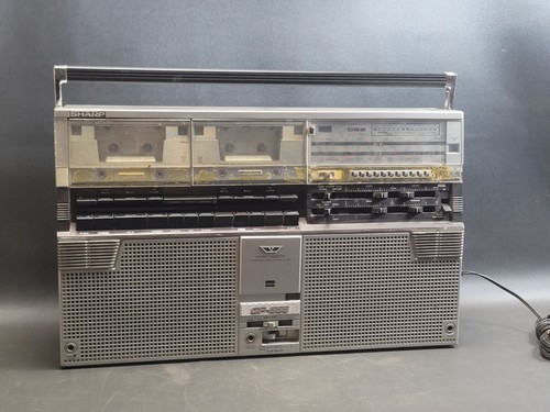 Sharp 555 twin cassette - gf-555, twin-cassette