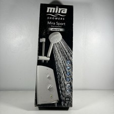 Mira Sport Electric Thermostatic Shower White/Chrome 240V 9.8kW *READ DESCRIPTI*