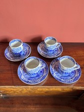 Four spode blue - spode, coffee