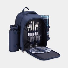 Navy 2 Person Picnic Backpack