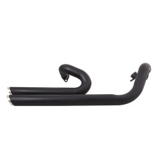 Black Full System Exhaust Tips Header Link Pipe For Yamaha XVS650 V Star 650 400