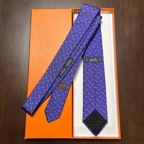 Hermes tie purple - tie,