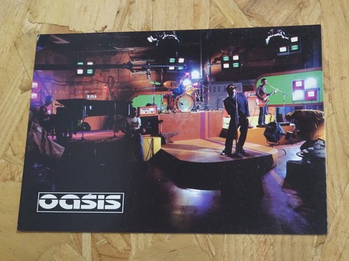 Oasis promo postcard - postcard, stop