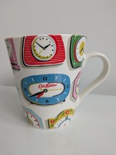 Cath Kidston Clocks Design Large Ceramic Mug Churchill Fine China