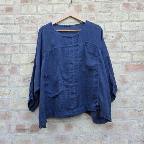 Grizas linen tunic blouse size - linen,