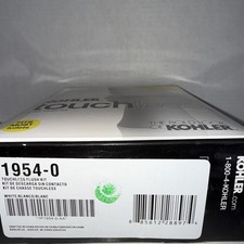 Kohler K-1954-0 Touchless Flush Kit - Black Automatic Toilet Flush Kit OPEN BOX