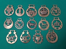 Job Lot 14 Vintage Brass Horse