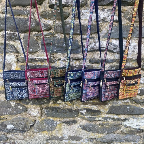 Indian block printed shoulder - block,