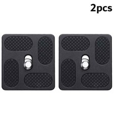 2PCS PU-40 Universal Camera Tripod Quick Release QR Plate 40x38mm For Arca Swiss