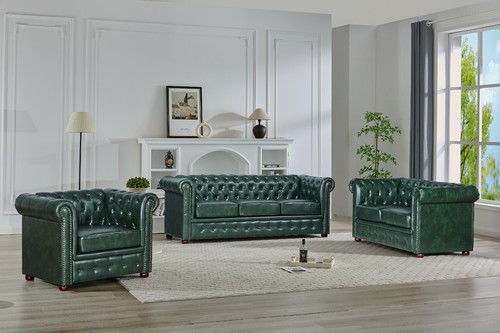 Chesterfield antique green - antique,