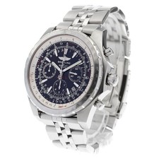 BREITLING BENTLEY MOTORS A25363 49mm SS Black Dial Automatic Chronograph #C232