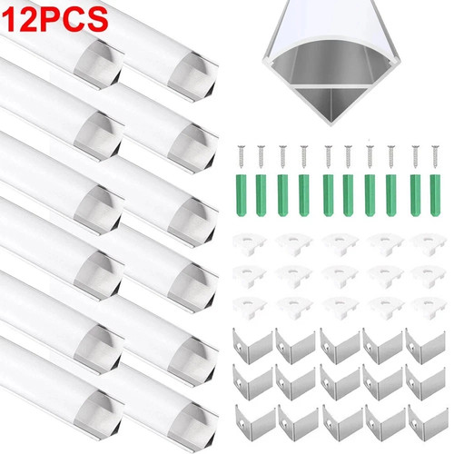 Pcs led aluminium channel - 12,