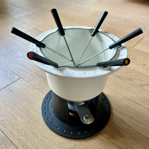 Creuset fondue set - set, cast