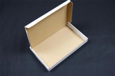 500 White Postal Cardboard Boxes Mailing Shipping Cartons  Large Letter PIP OP1