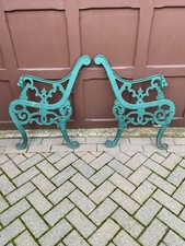 Vintage park bench ends