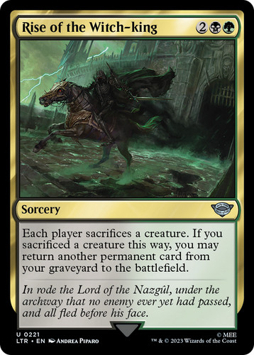 Mtg rise the witch - ~, witch-king