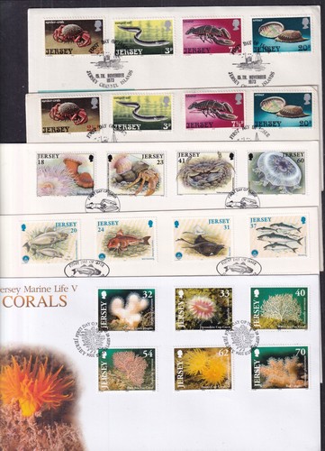 Jersey marine life fdc - life,