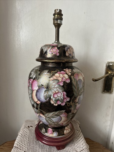 Vintage chinoiserie ginger jar - chinoiserie,