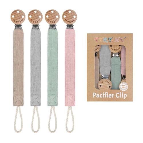 Tyry ribbon pacifier - ribbon, clip