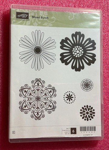 Stampin red rubber - red, cling
