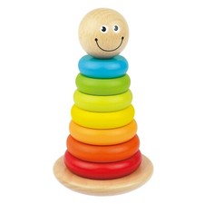 9 PCS Wooden Stacking Tower